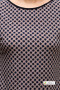 Блуза "Олси" 1610024 ОЛСИ (Синий темный/узор)