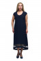 Платье + накидка "Олси" 1811002/2 ОЛСИ (Синий темный)