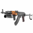 Страйкбольный автомат (AirsoftSports) LCT АКМС Wood (Старение) (AS42)